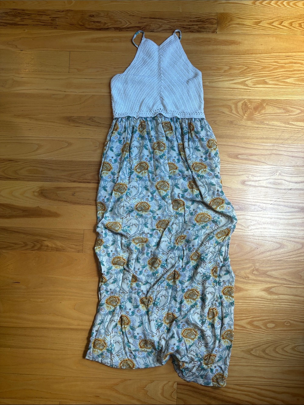 Coco + Jaimeson Crochet Top Maxi